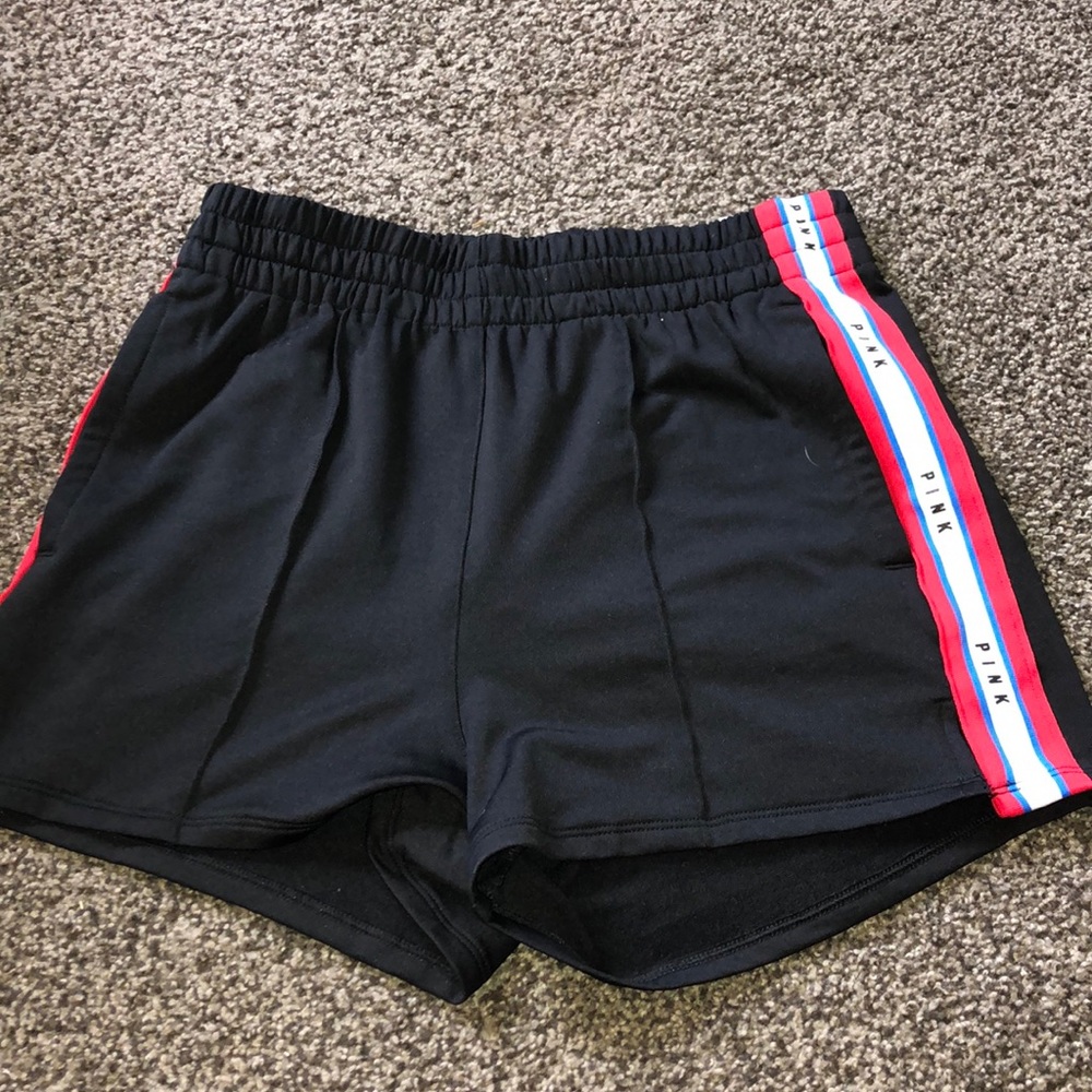 Pink Track Shorts